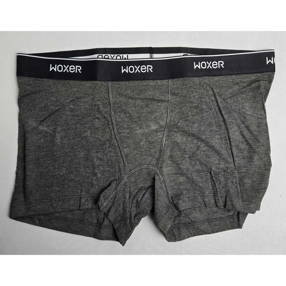 Woxer Star Charcoal Heather 2.0 Women Boxer Briefs Gray Size L Z7ST-CHG3-L